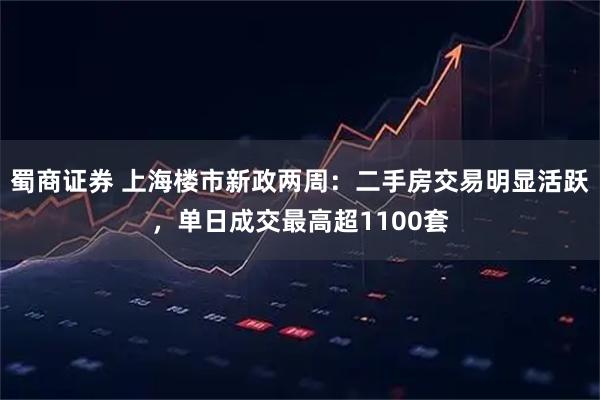 蜀商证券 上海楼市新政两周：二手房交易明显活跃，单日成交最高超1100套